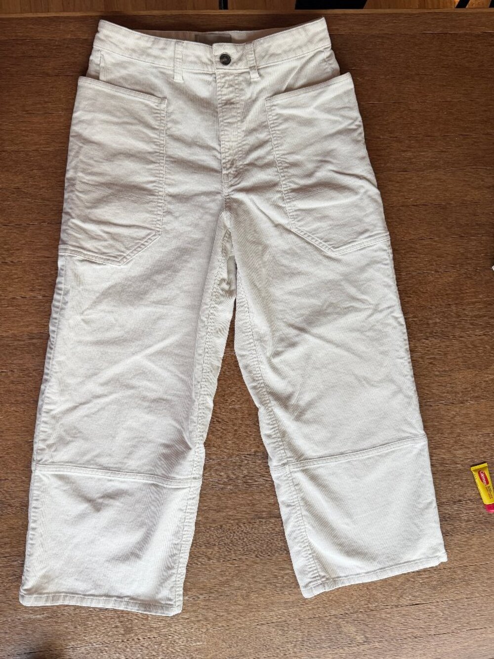 Everlane cream small wale Cords